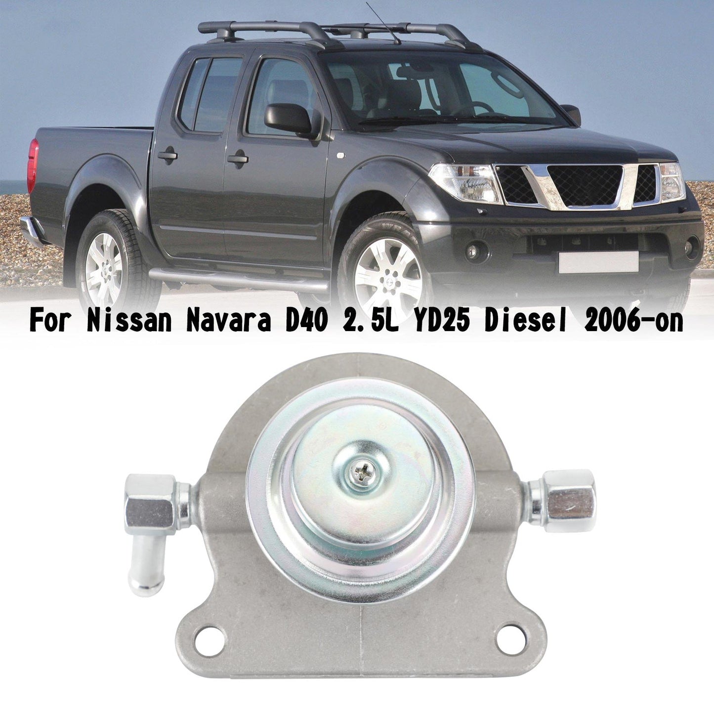 Pompe d'amorçage de filtre à carburant diesel 10 mm 16401-EB30A pour Nissan Navara D40 2,5 L YD25 à partir de 2006
