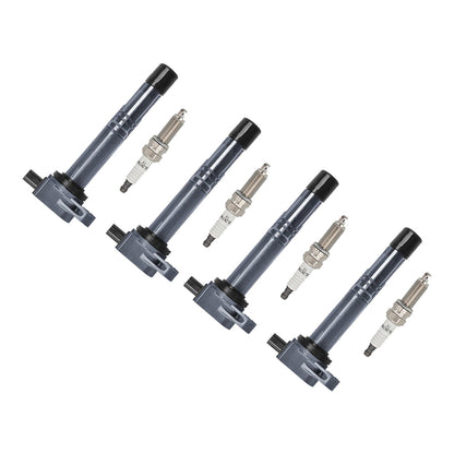 2012 Honda Crosstour 2.4L L4 4x Ignition Coils +Spark Plugs UF602 UF-602 5C1719