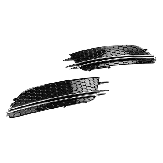 Audi 2012-2015 A6 C7 2PCS Front Fog Light Cover Bezel Grille