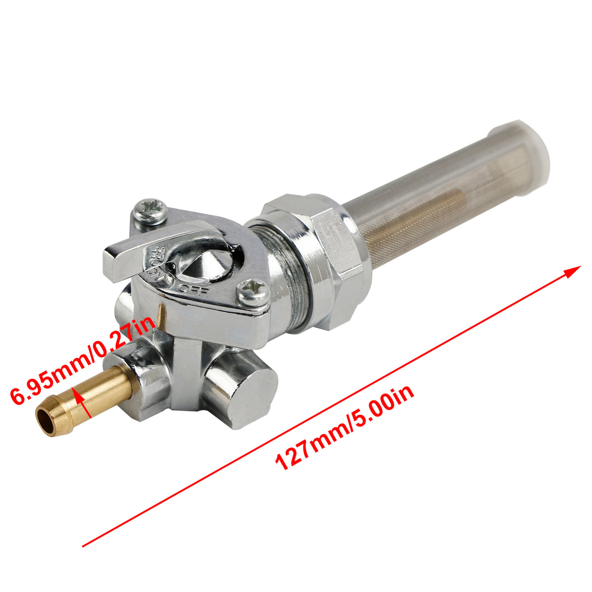 1975-1980 FLH FXE/1980-1982 FLHS FXS 62166-81 Gas Tank Fuel Cock Valve Petcock
