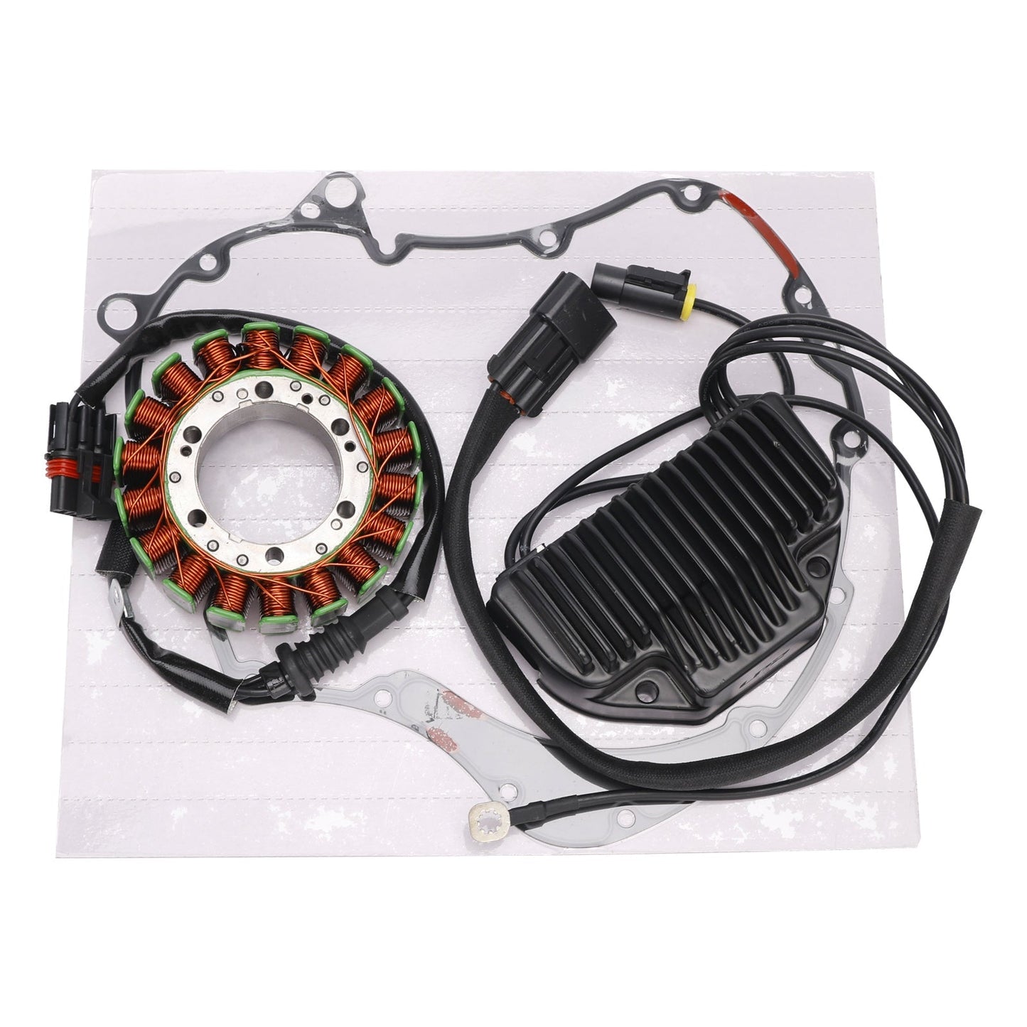 2007 VRSCX 1HJG VRSCX Screamin Eagle V-Rod 30734-04K Alternator Stator Regulator Gasket