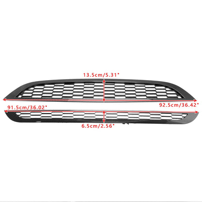 2002-2006 Mini Cooper R50 R52 R53 2PCS Honeycomb Mesh Front Grille Black Replacement Grill