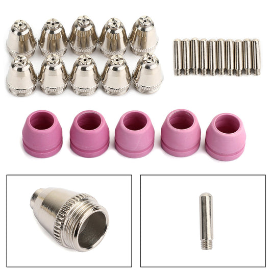Consumibles para cortadora de plasma AG-60 SG-55, corte con antorcha de plasma (25 unidades)