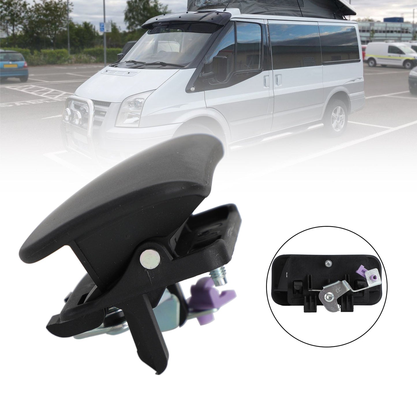 Poignée de porte coulissante latérale extérieure gauche 1494055 pour Ford Transit MK6/MK7 2000-2014