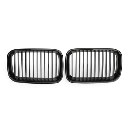 1990-1995 BMW 3-Series E36 Pre-facelift Front Grill Kidney Sport Hood Gblack / Mcolor Grille