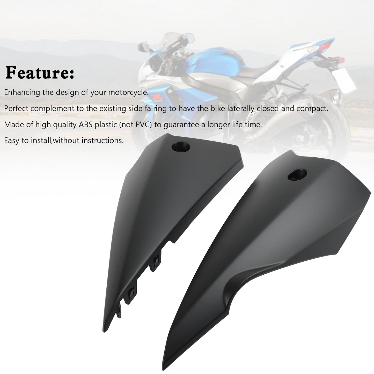 Carénage inférieur et panneaux de carénage supérieurs pour Suzuki GSX-S 1000 2015-2020