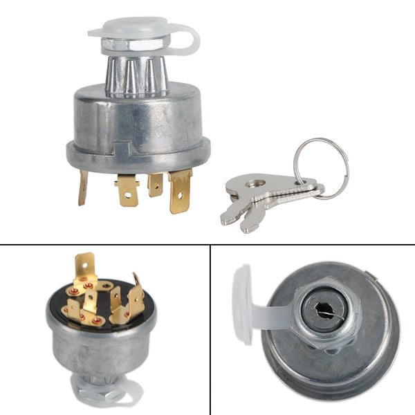 Clé de contact pour tracteur 4 positions, pour Lucas Style, arrêt, marche, chauffage, démarrage, 35670