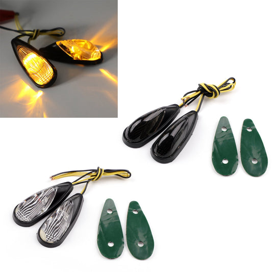 Clignotants pour Kawasaki Ninja 250 500 ZX6 ZX9 Honda CBR 600 1000 RR, accessoires