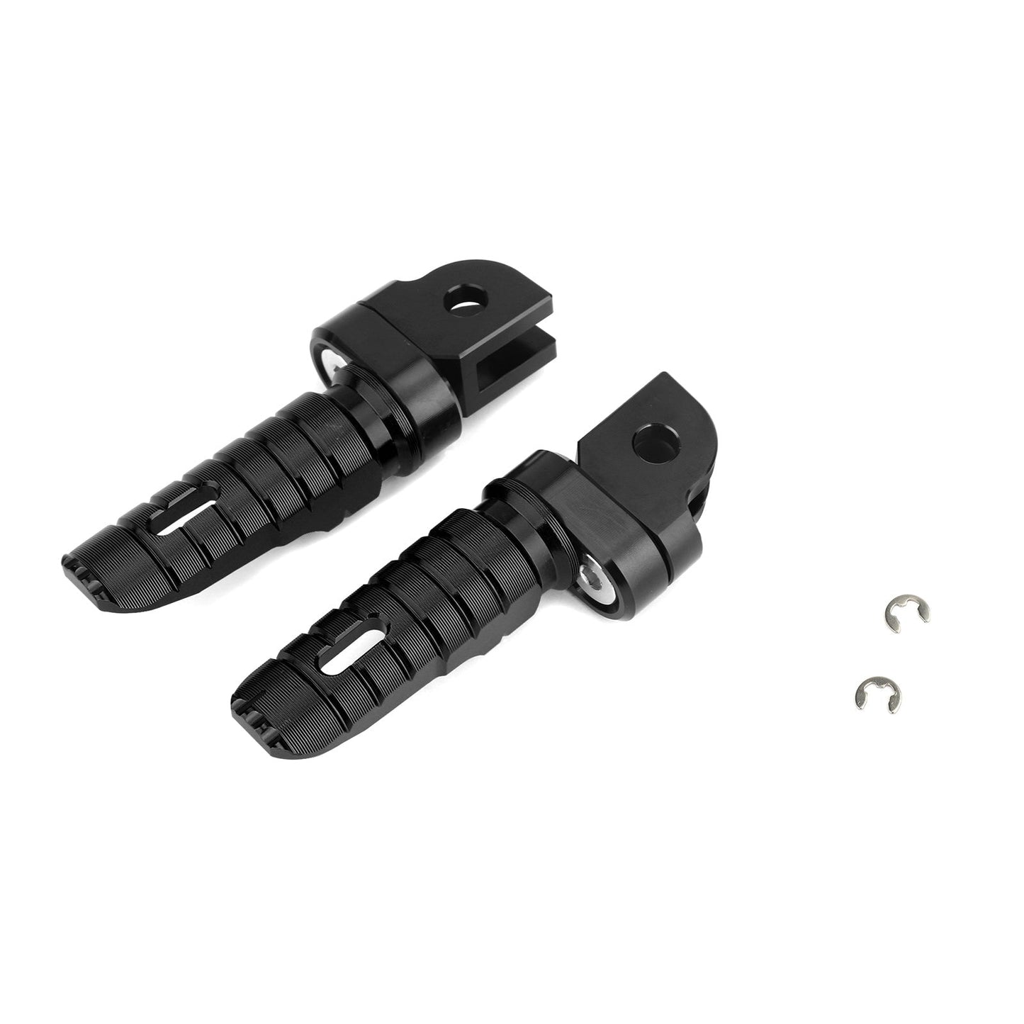 Front Footrests Foot Peg Fit For For Yamaha XJR 1300 98-18 TDM 900 04-10 XJ6 09-15 MT-09 MT-07 14-20 Black