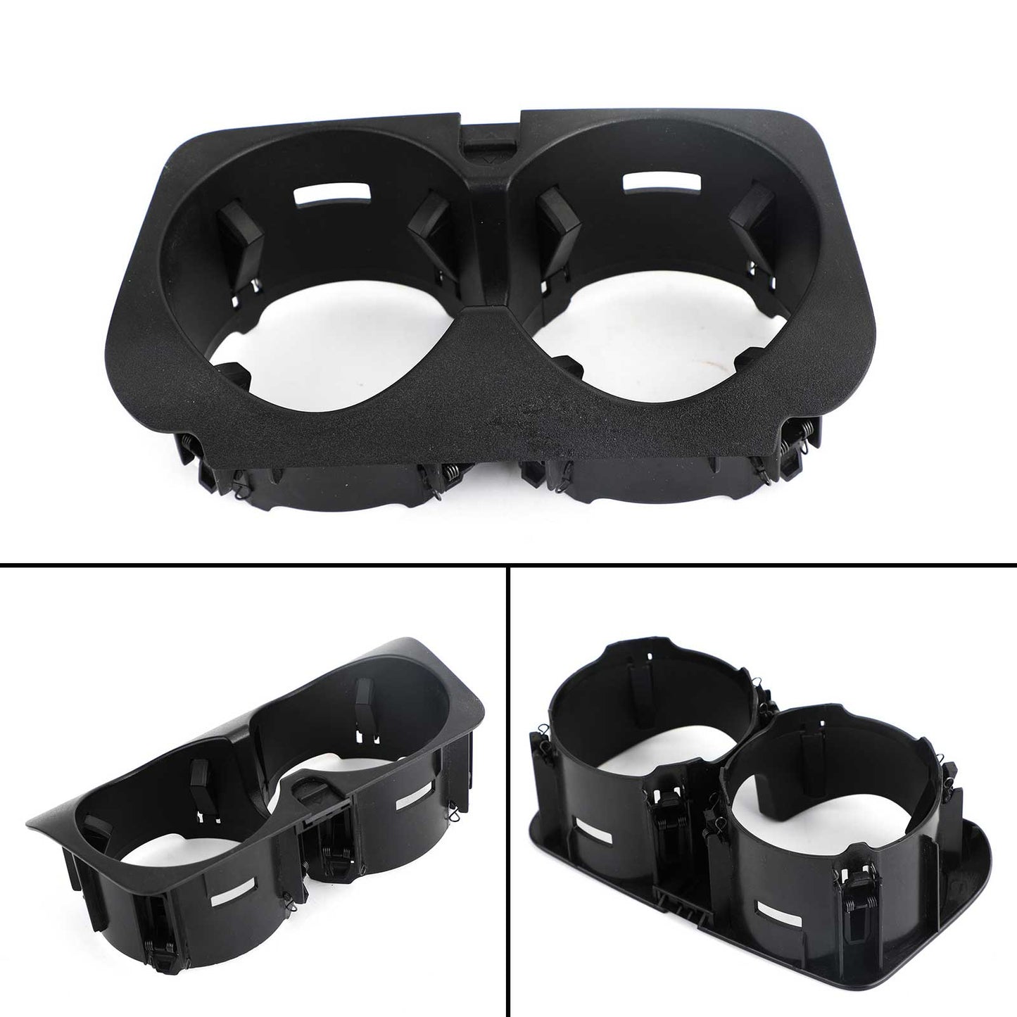 Inserto de consola central delantera negra para portavasos Mercedes-Benz C250 W205/C205 2018 (2056800691)