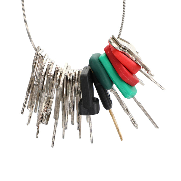 Juego de 30 llaves de encendido para maquinaria de construcción pesada para Cat JD Komatsu Volvo Laser