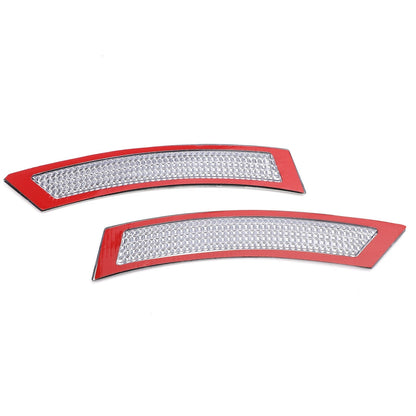 2006-2009 BMW 3 Series E92 2DR Coupe/Convertible 2Pcs Front Bumper Reflector Side Marker Amber