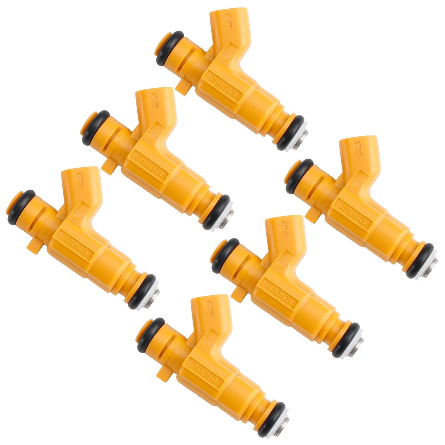Inyector de combustible de 6 piezas para Saab 9-3 (2006-2009) 0280156129 12581682