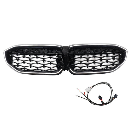 2019-2022 Black Diamond Kidney Grille Grill 51138072085 Fit BMW 3 Series G20