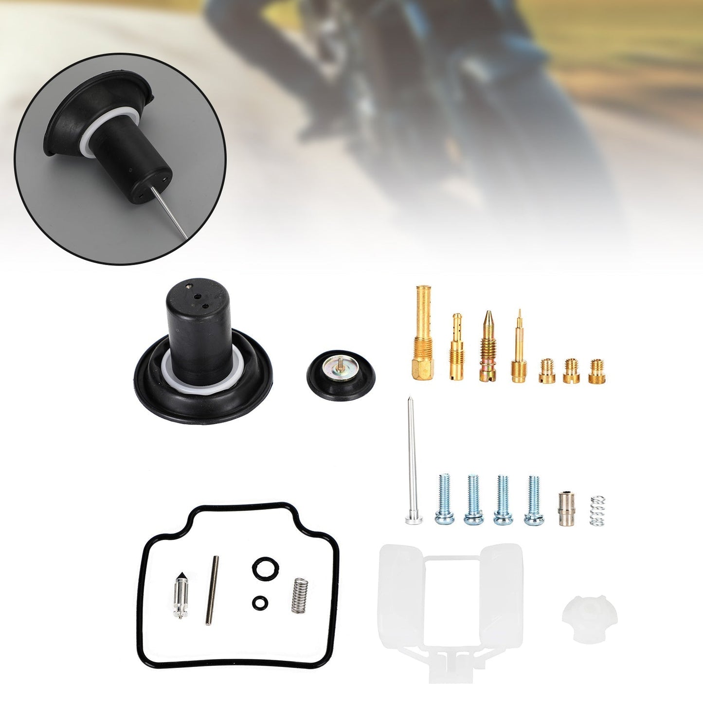 Kit de reconstruction de carburateur pour Honda CN/CH250 Helix/FUSION 250 Big ship22