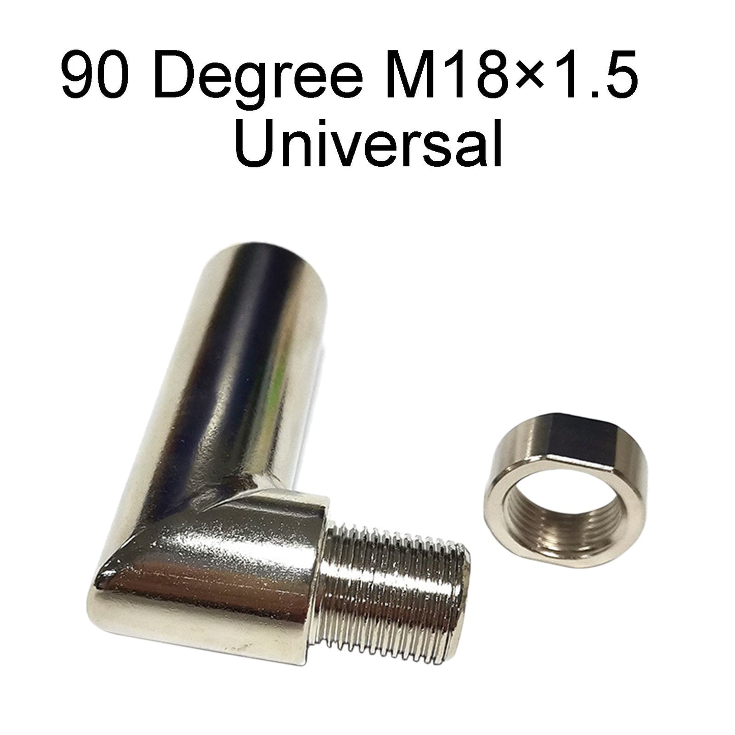 M18*1.5 Oxygen Spacer Sensor Angled Extender 90 Degree O2 Bung Extension