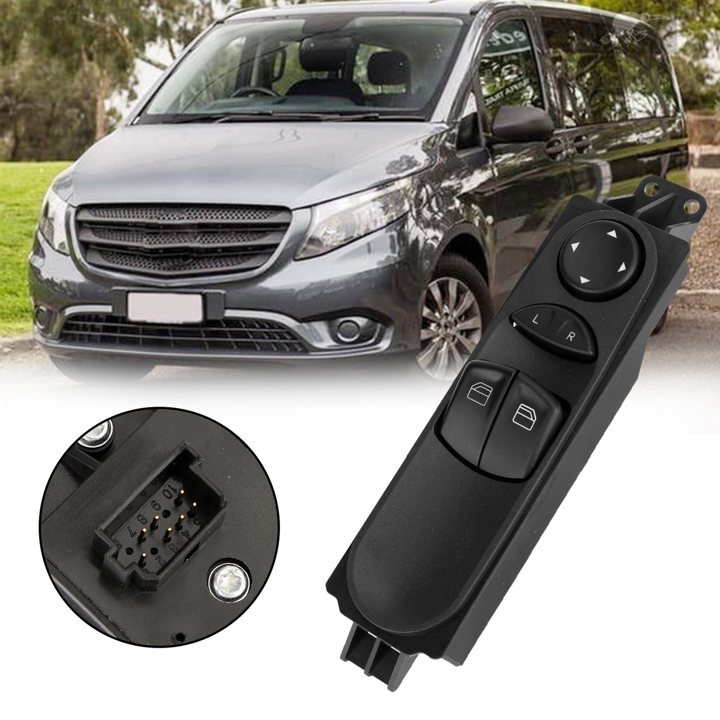 Master Window Switch for Mercedes For Benz Valente Vito Mixto W639 2003 2004-2015