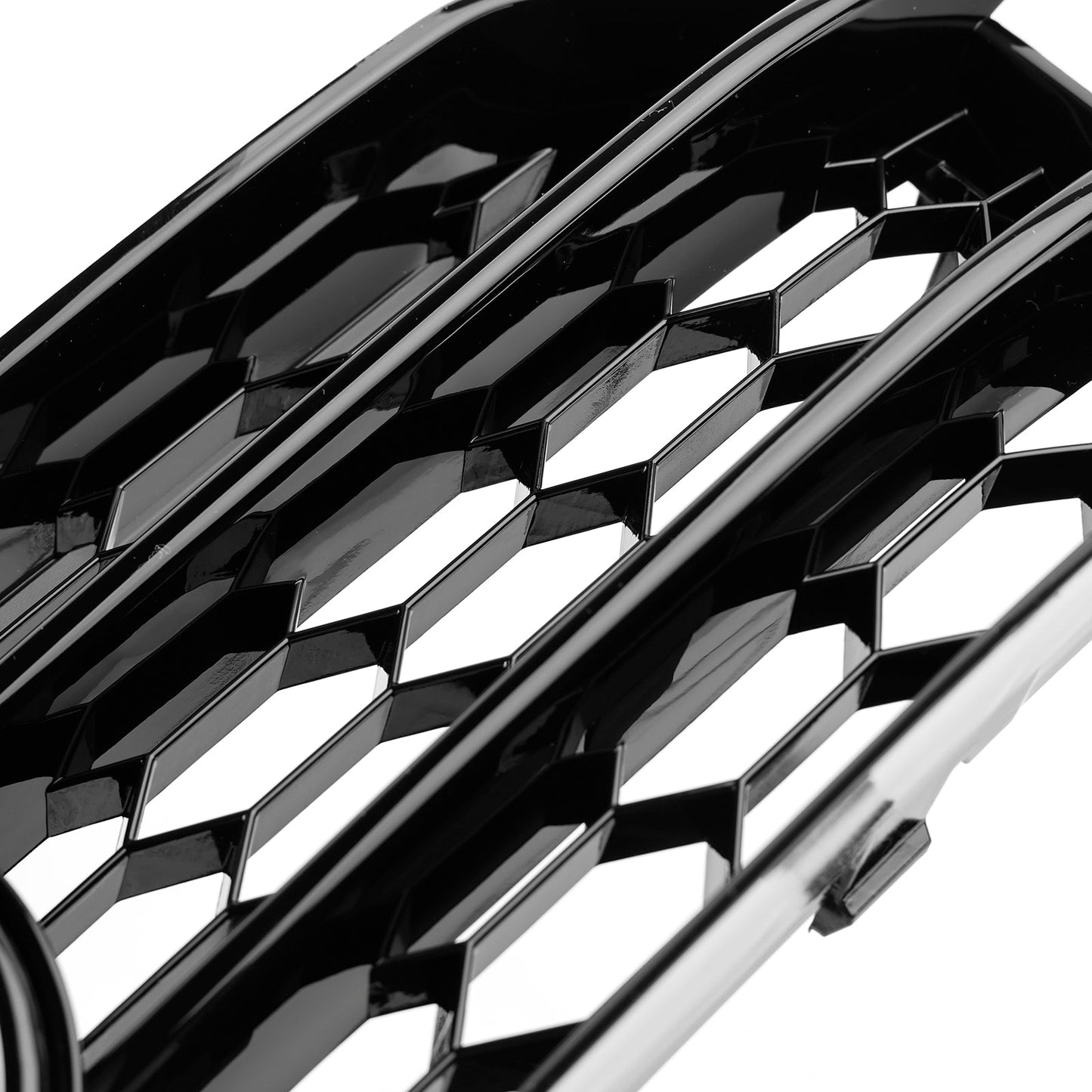 2010-2014 Audi A1 Black Front Bumper Honeycomb Fog Grille Cover