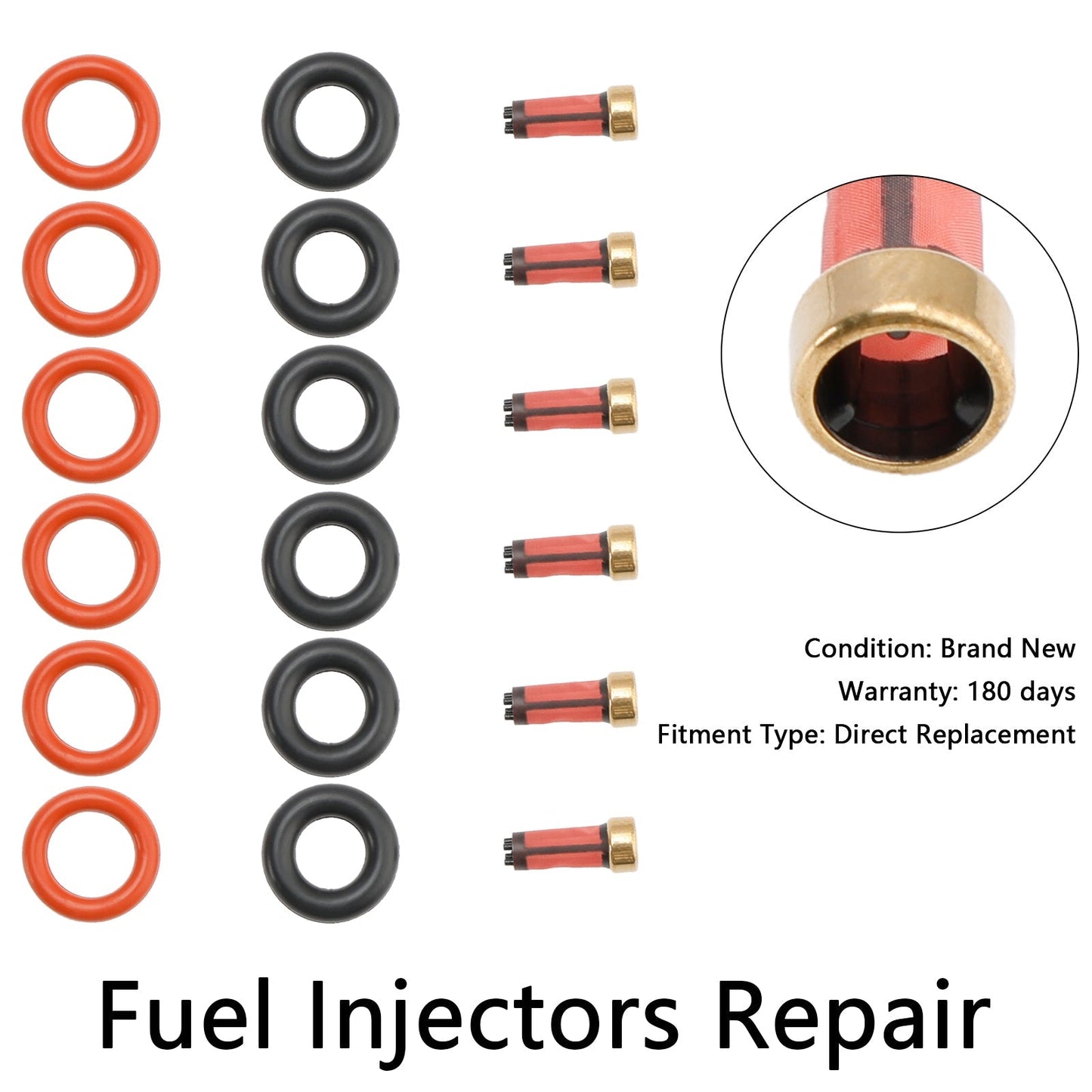 Kits de reparación de inyectores de combustible para BMW E46 320i, 323i, 325i y 330i 13537546244 y 13641437486