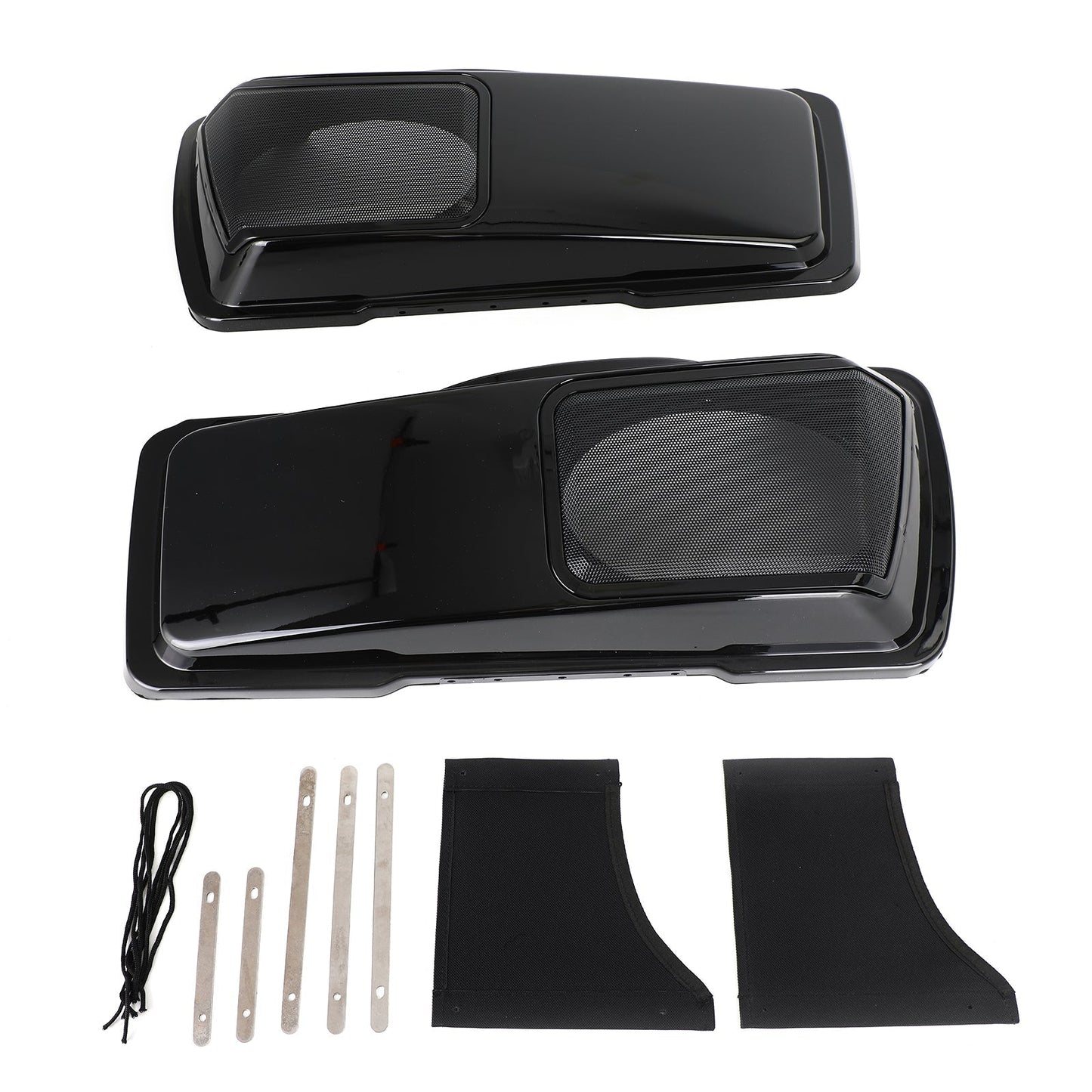 Alforja para altavoces de 6 x 9 pulgadas en negro intenso para Harley Touring (1994-2013)