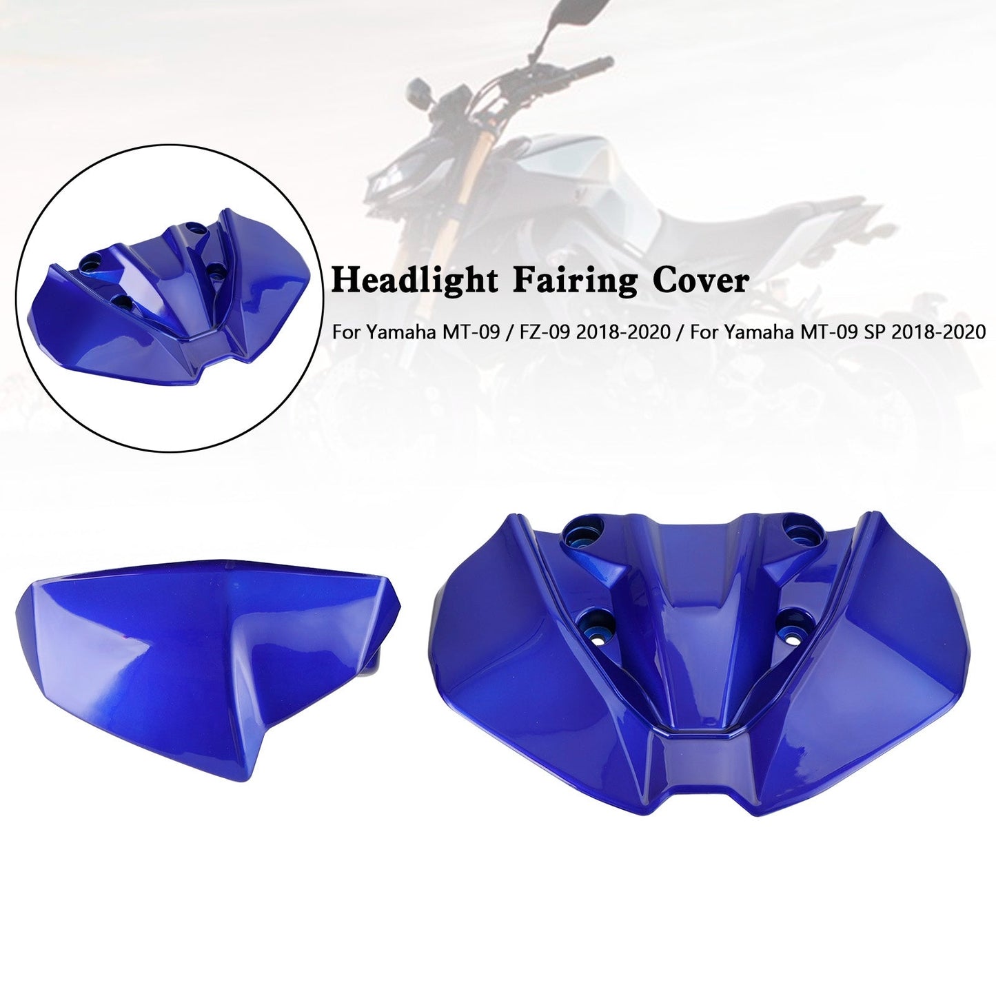 Headlight Fairing Windshield Cover For For Yamaha MT-09 FZ09 MT-09 SP 2018-2020