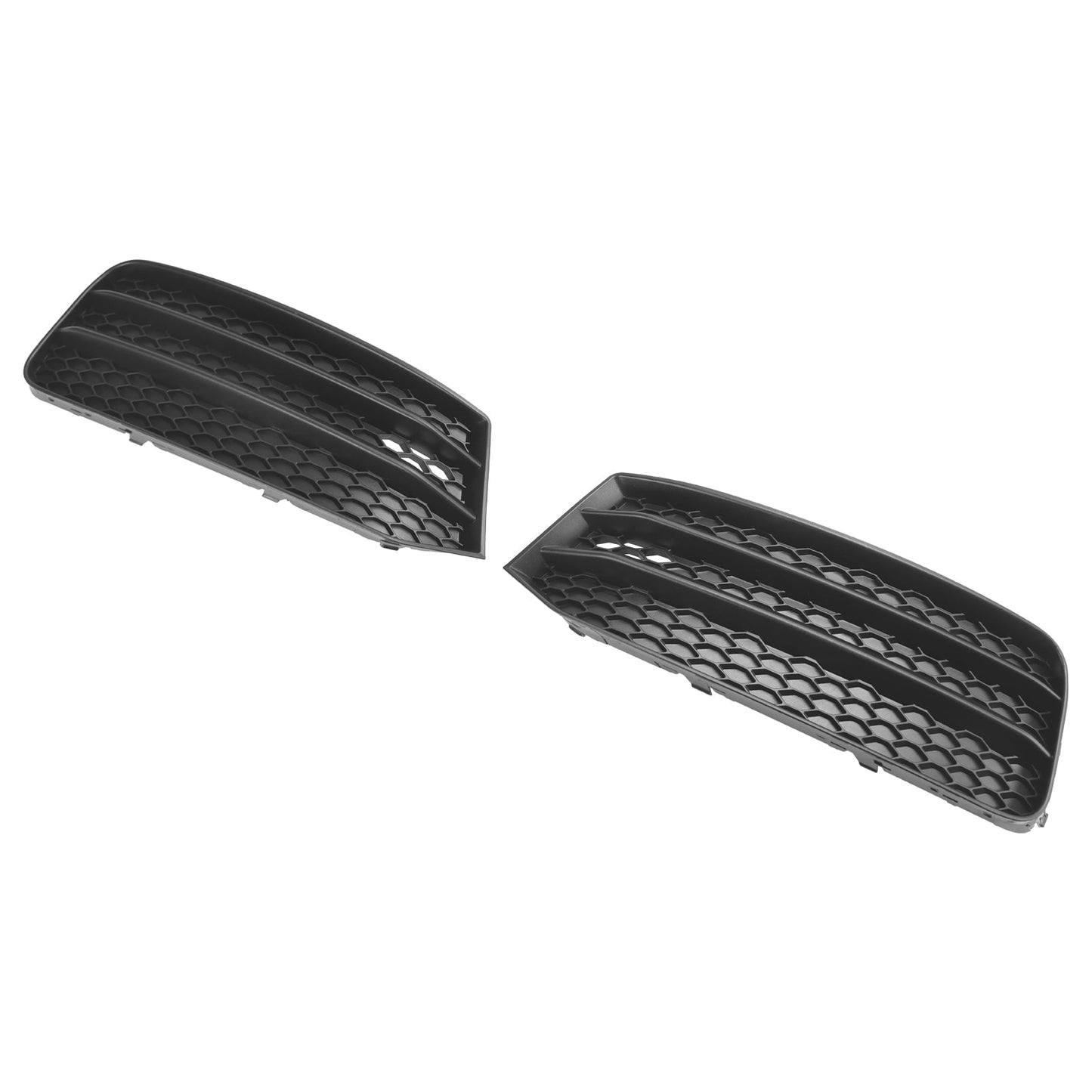 2015-2018 Audi A1 8X 2PCS Grille 8XA807681B 8XA807682B Front Bumper Fog Light Cover Grill