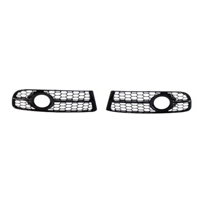 2005-2008 Audi A4 B7 S-Line S4 Black Front Bumper Honeycomb Fog Grille Cover