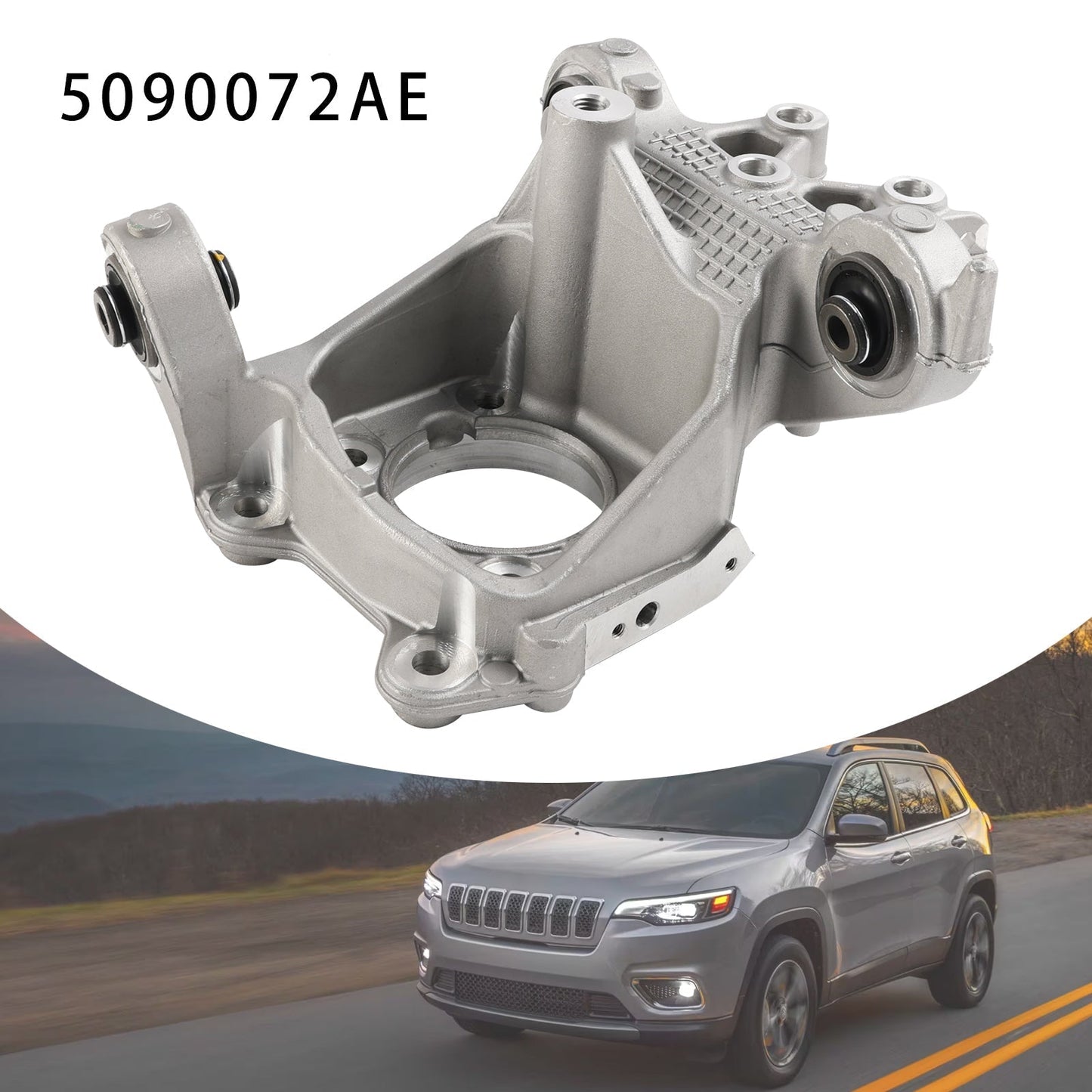 2014-2018 Jeep Cherokee Rear Right Suspension Knuckle 5090072AE 5090072AD