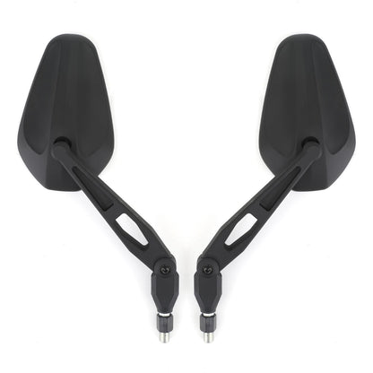Pair M10 Rear View Mirror UNIVERSAL Nylon Mirrors ForMotorcycle Custom Cruiser