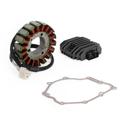 2004-2009 Yamaha FZ6 Fazer / S2 Magneto Stator 5VX-81410-00-00+Voltage Rectifier 5VX-81960-00-00+Gasket 5SL-15451-00-00