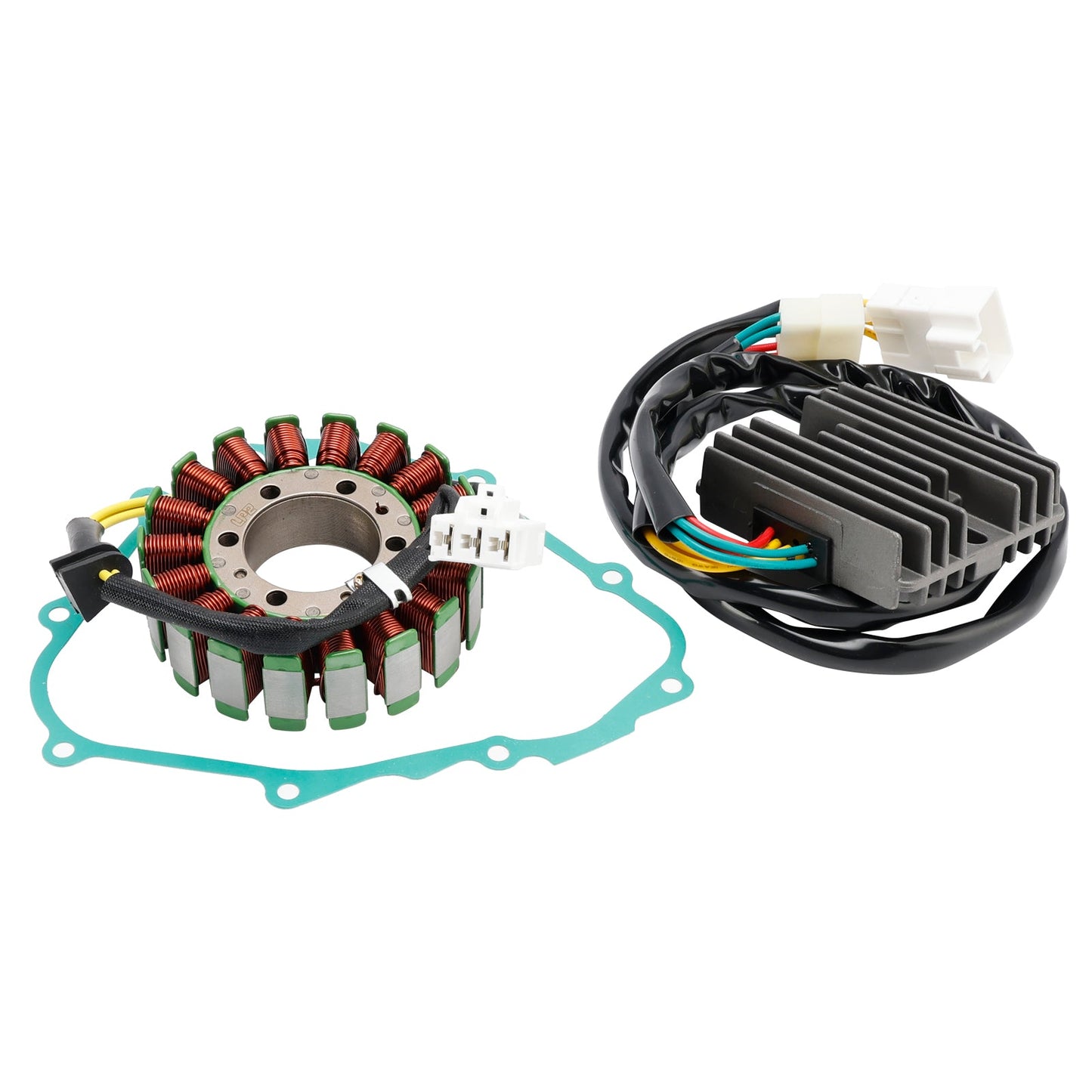 2001-2002 Honda CBR 600 FR Rossi/Sport Magneto Coil Stator 31120-MBW-J21+ Voltage Regulator 31600-MBW-D21+ Gasket Assy 11392-MBW-000
