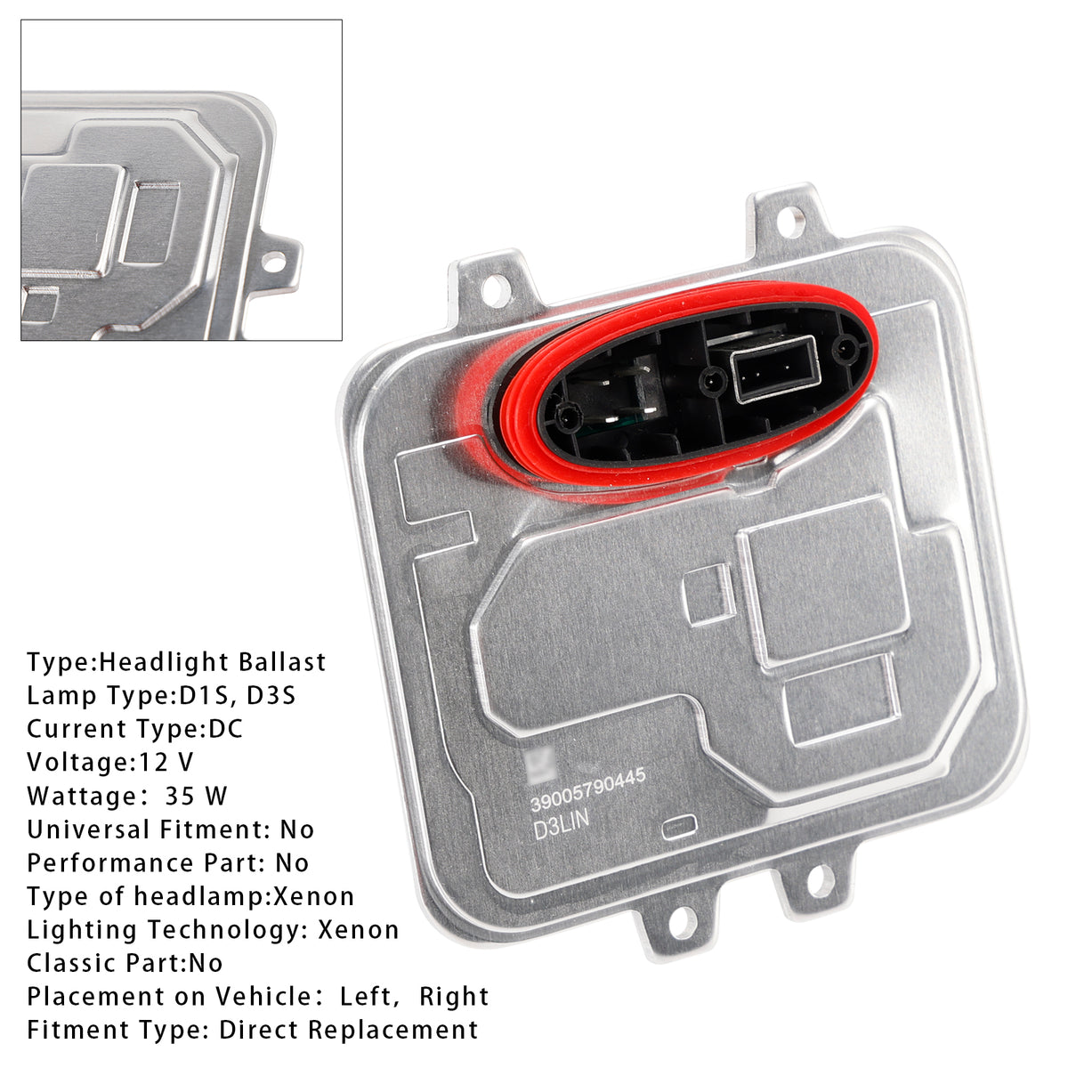 2015-2018 Porsche Cayenne D3 5DV00993200 Xenon Headlight Ballast Control Module