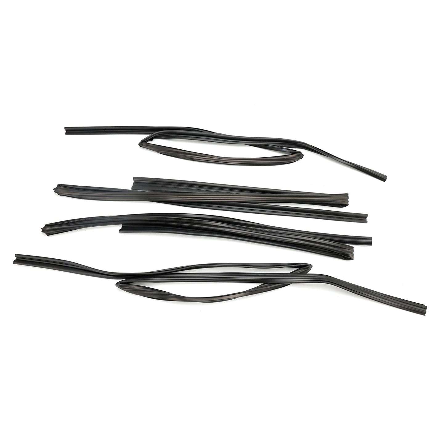 4 juntas de goma para puerta de coche, moldura para Toyota Land Cruiser FJ80 LX450 (1991-1997)