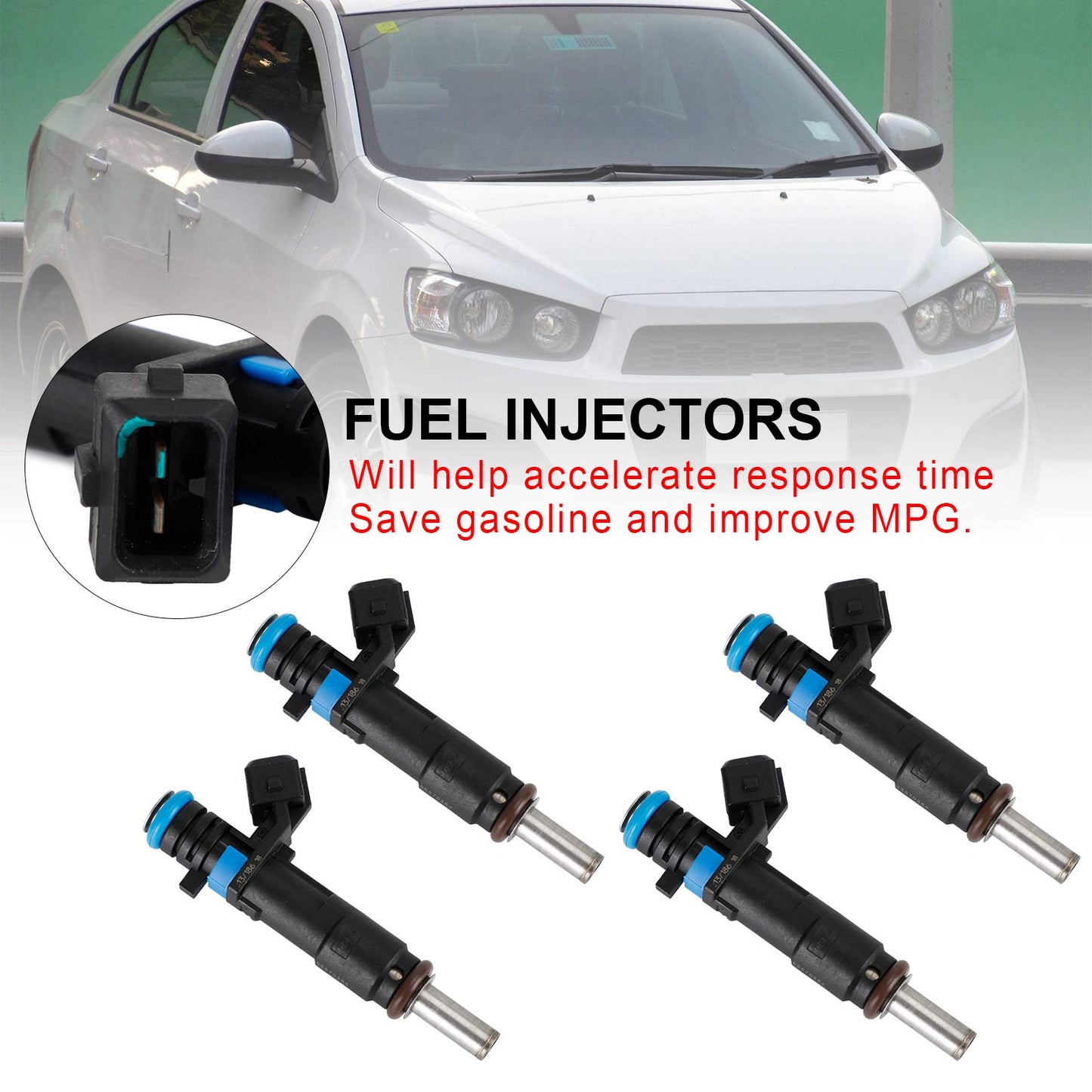 Injecteurs de carburant 55570284 2173433 FJ1153 pour Chevrolet Cruze Sonic 1,8 L 2011-2015