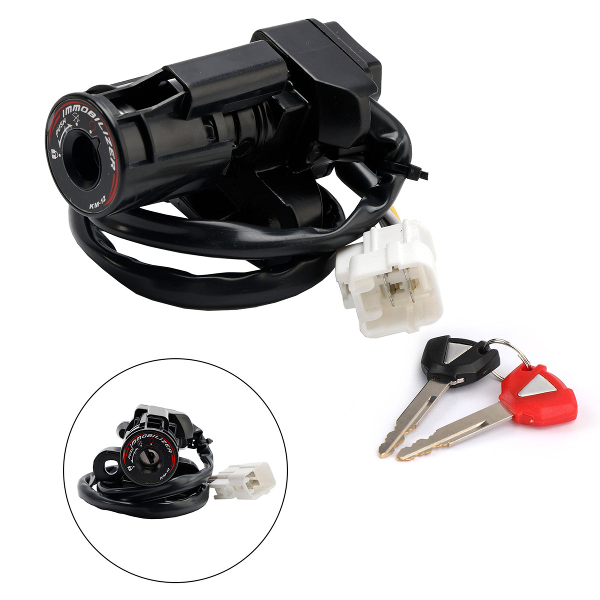 2011-2019 ZX636 ZX6R ZX10R Ninja 400R 650 1000 Kawasaki Ignition Switch Keys