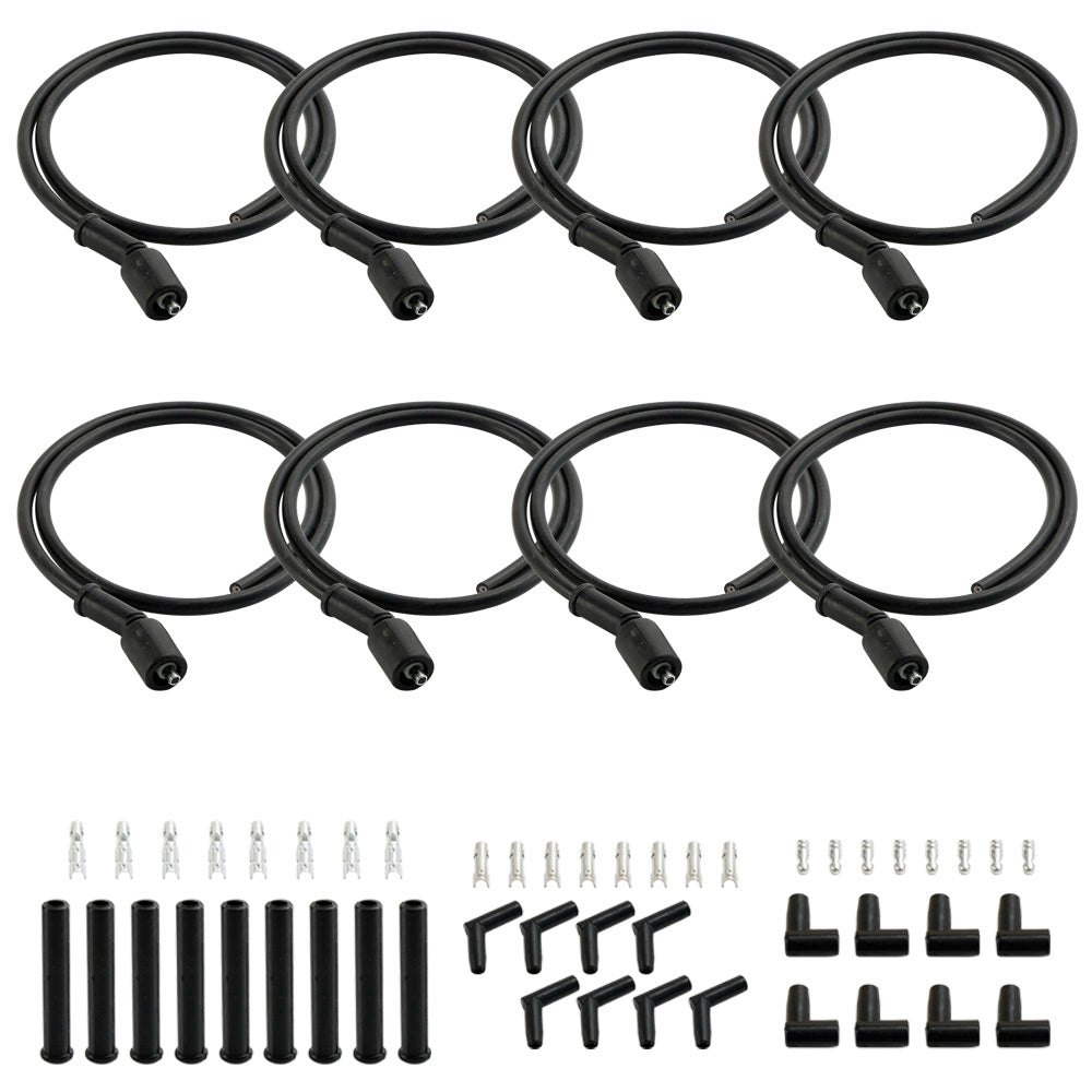 Câbles de bougie d'allumage universels 60" 551083 pour relocalisation de bobines LS LS1 LS3 5.3 5.7