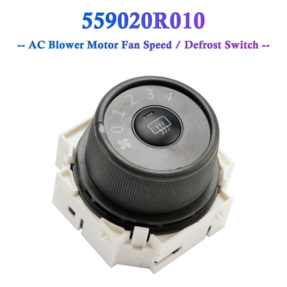 2006-2012 Toyota Rav4 AC Blower Motor Fan Speed / Defrost Switch