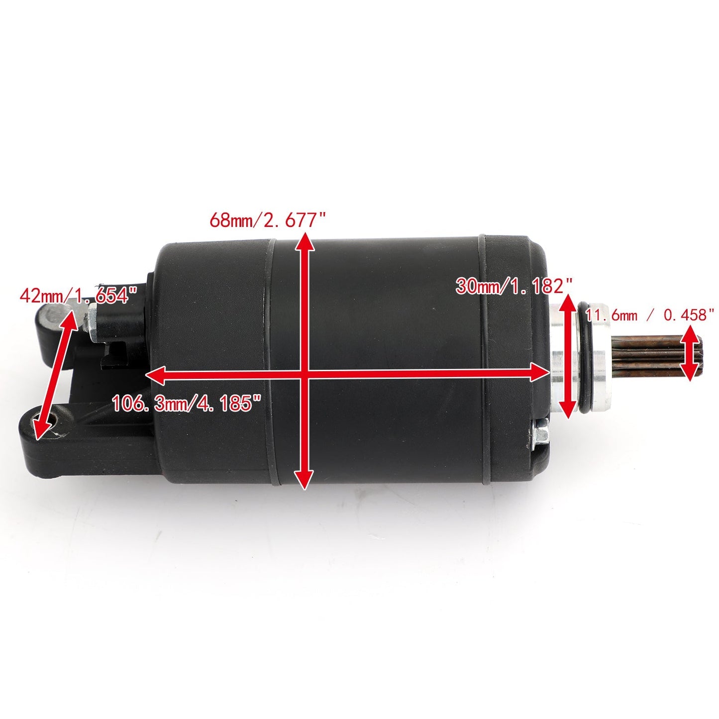 New Starter 9-Spline For Honda VT1300 C Stateline Sabre Interstate Fury 10-17 Assosary