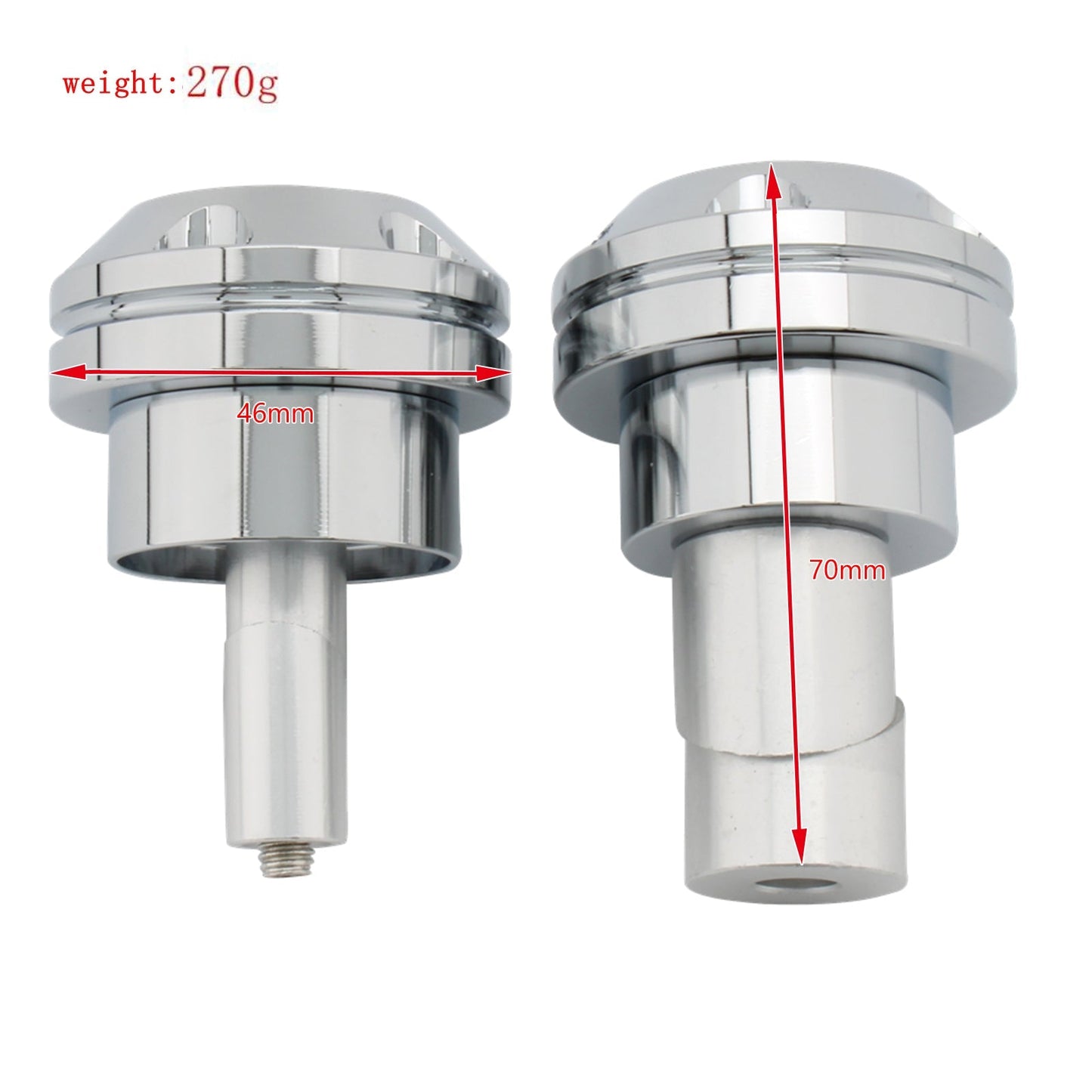 Protection d'essieu de roue avant en chrome A pour BMW R18 Glassic 2020-2021