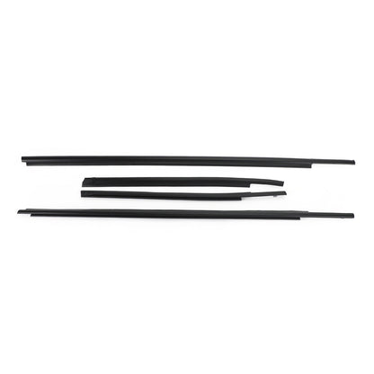 2007-2020 Toyota Tundra Double Cab 4x Car Outside Window Weatherstrip Seal Belt Moulding 68160-0C020 68210-0C020 68163-0C010