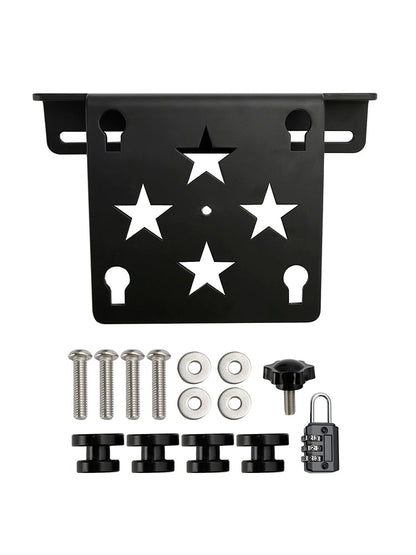 Pu Side Tool Bag Saddlebag Quick Release Luggage Black For Scooter Motorcycle