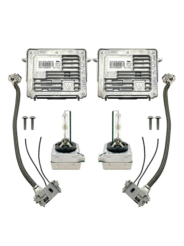 2013-2016 Acadia Gmc 2X Xenon Ballast & Hid D3S Light Bulb Wire Kit Control Unit