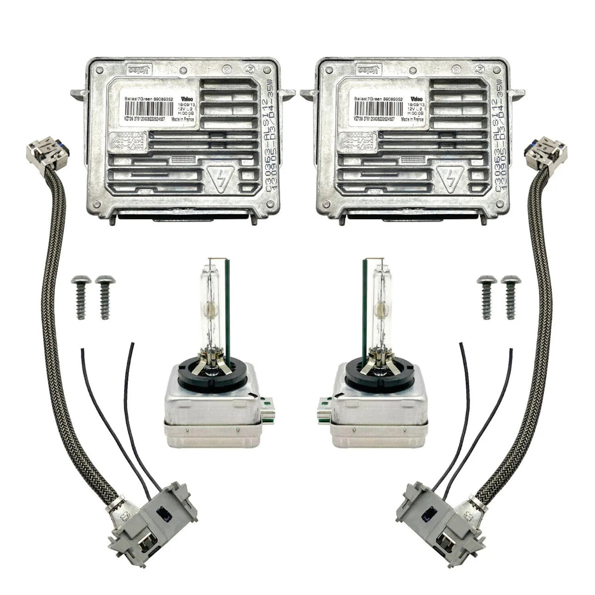 2013-2016 Acadia Gmc 2X Xenon Ballast & Hid D3S Light Bulb Wire Kit Control Unit
