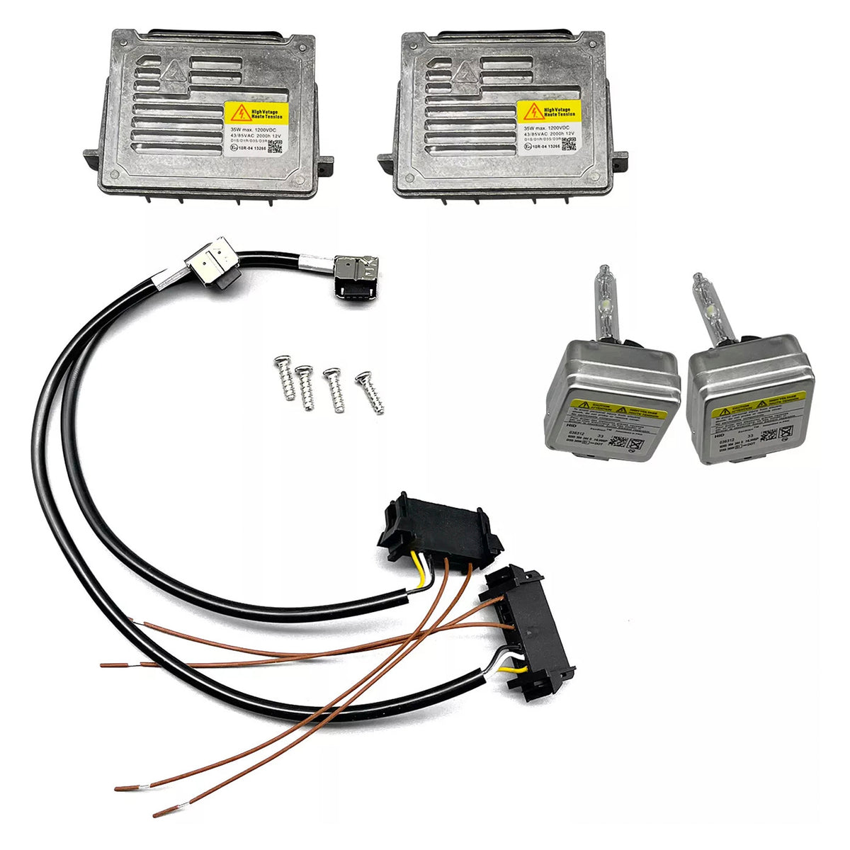 2013-2016 Acadia Gmc 2X Xenon Ballast & Hid D3S Light Bulb Wire Kit Control Unit