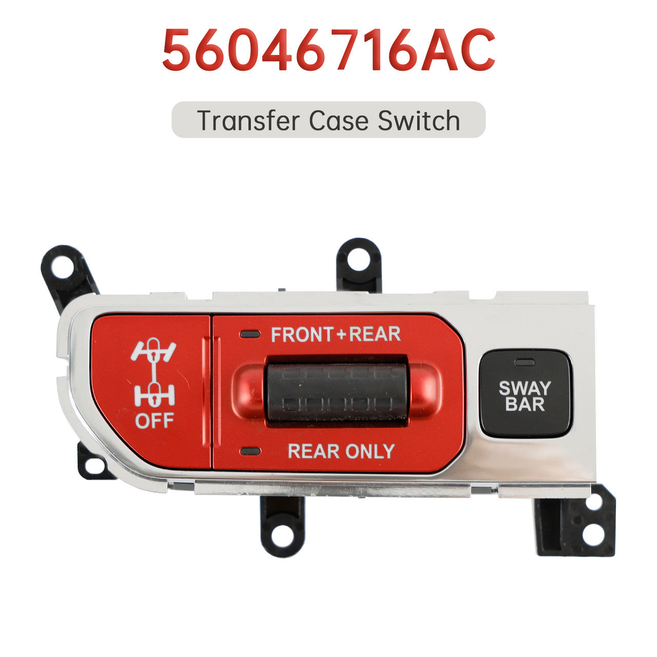 Interruptor de caja de transferencia 56046716AC 56046716AD para Jeep Wrangler JL Off Road 2018-2023