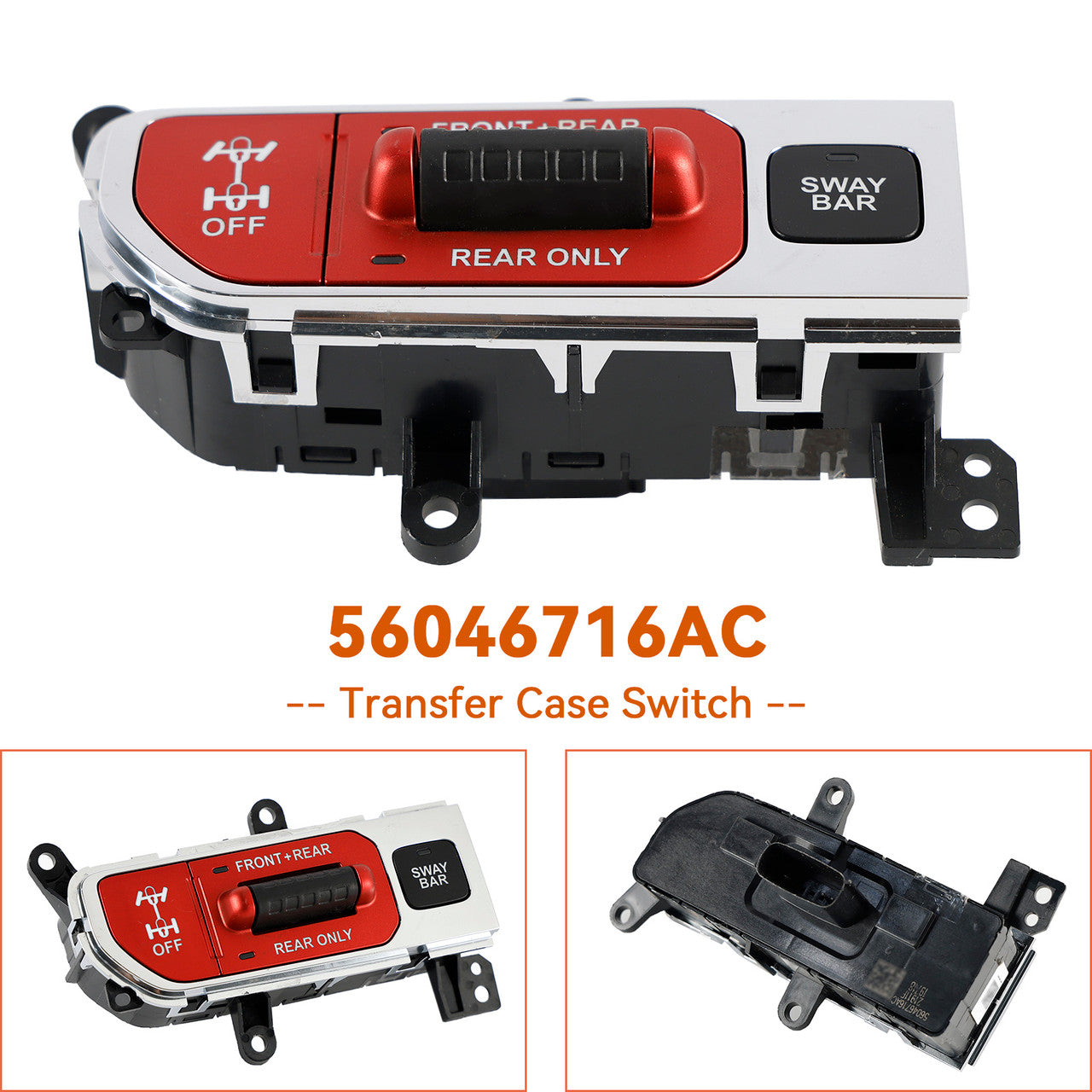 Interruptor de caja de transferencia 56046716AC 56046716AD para Jeep Wrangler JL Off Road 2018-2023