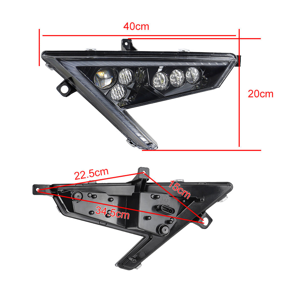 Feux avant Signature Polaris RZR PRO XP 2020-2021 pour accessoires 2414538 et 2414539