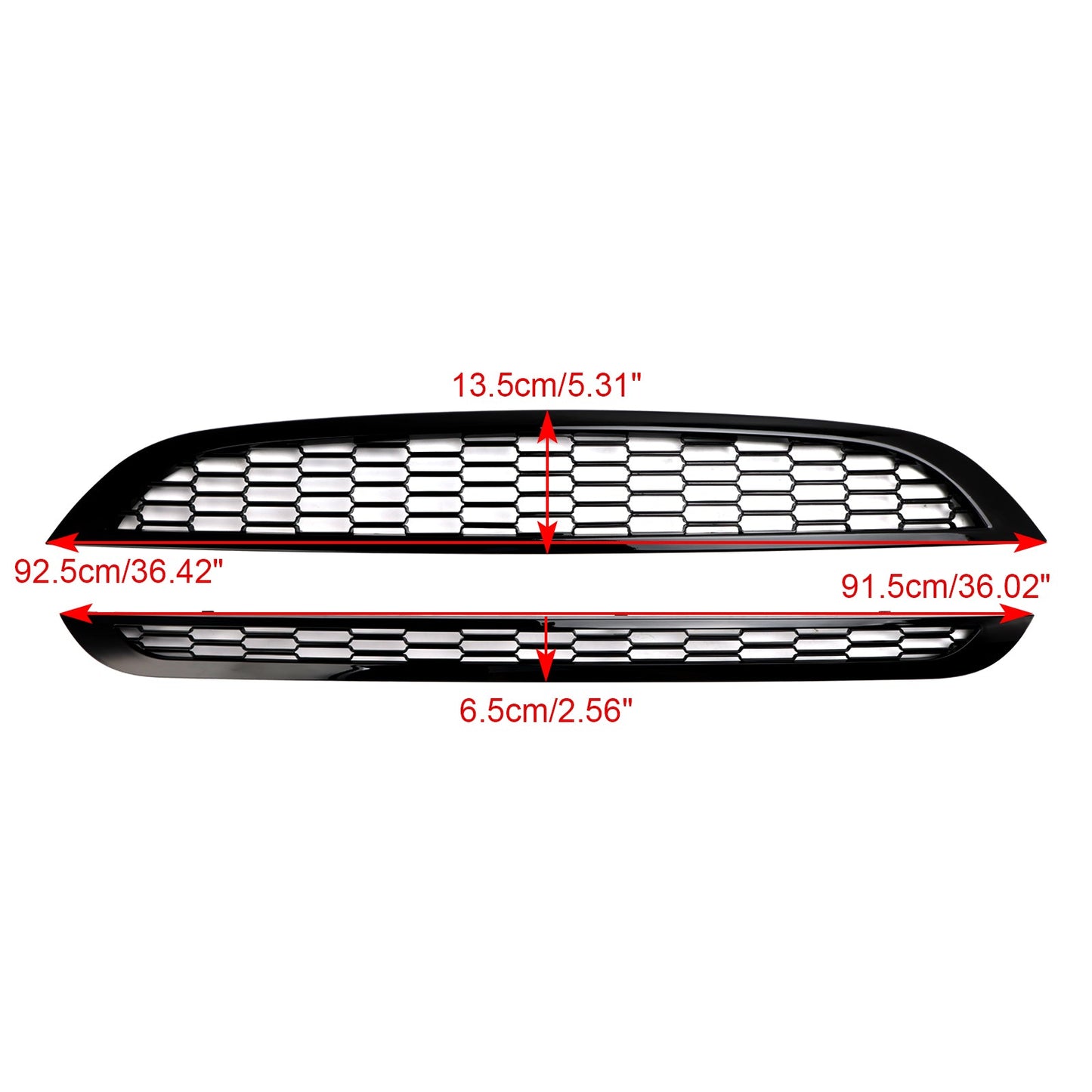 Mini 2002-2006 R50 One 1.6i 2PCS Honeycomb Mesh Front Grill Grille