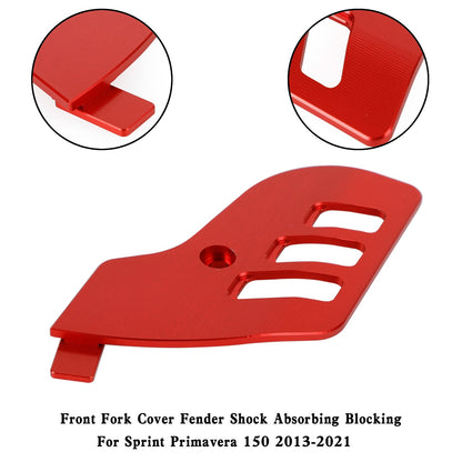 Front Fork Cover Fender Shock Absorbing Blocking For Vespa Sprint Primavera 150