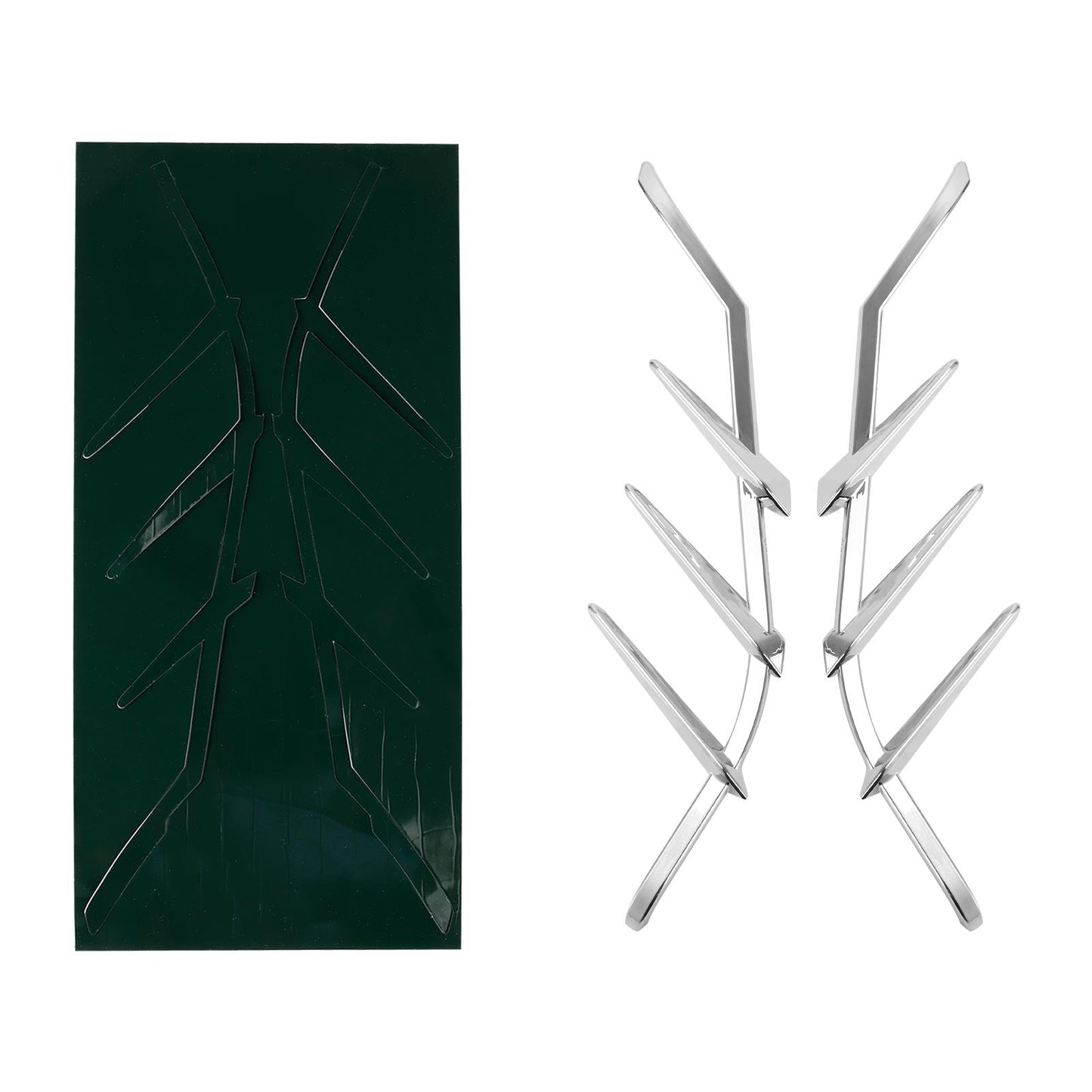 Embellecedores deflectores de aire cromados de bastidor central para Road Street Electra Glide 2009-2023